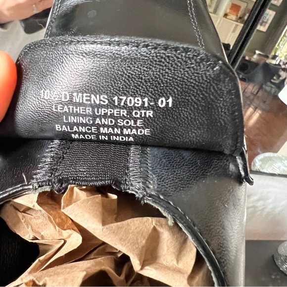 Florsheim Richfield Moc Toe Strap Loafer Dress Shoes - Black 10.5 D All Leather - Picture 7 of 7